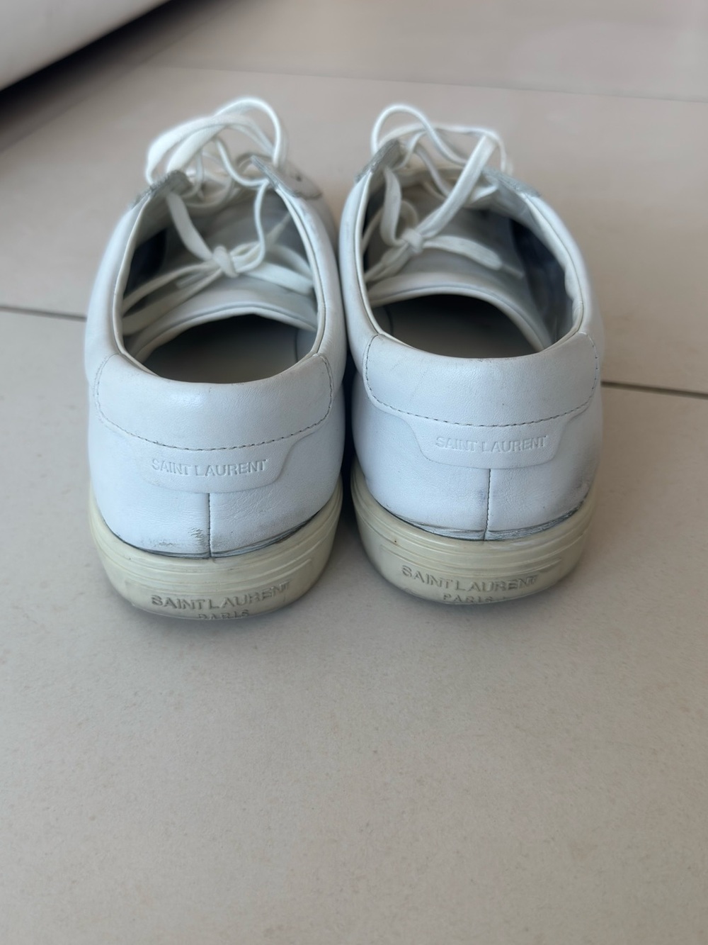 Saint Laurent Andy White Sneakers EU 42 - Picture 6 of 9